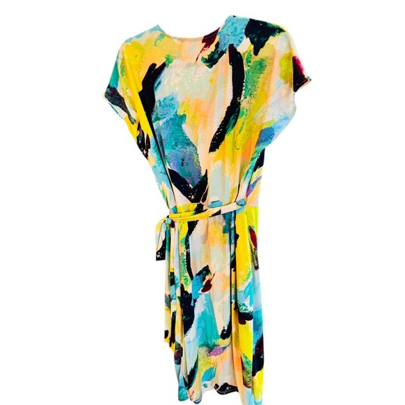Maggy London Multi color dress size 16 - Picture 2 of 5